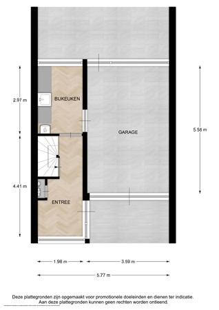 Floorplan - Herman Boerhaavelaan 23, 7415 ET Deventer